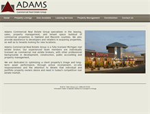 Tablet Screenshot of adamscreg.com